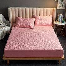 마사지샵 침대 방수커버 퀼트 방수 매트리스 커버 180x200cm 킹 사이즈 시트 퀸 보호대 더블