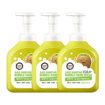 해피바스 키위랑 손씻자 버블 핸드워시 250ml x3, 단품