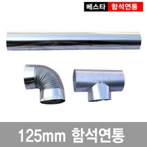 [이베스타] 125mm난로연통/연탄/화목/연도/함석, 창문막이
