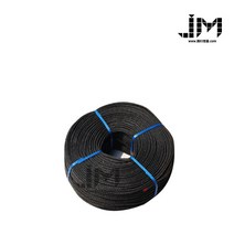 [제이엠몰닷컴] 피피로프 검정 8mm 9mm 10mm (1롤 400M) PP로프 검정 섬유로프 검정로프 질긴끈 빨랫줄 현수막줄 사이즈 상시보유