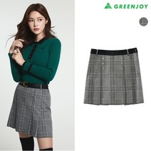 그린조이 여성 클랜체크 큐롯팬츠