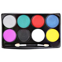 벌칙 페이스 페인팅 펜 물감 축제 공연기획 Body Painting Face Paint 8 Colors Halloween Makeup Oil Children Pen Soccer F, [01] 8 Colors