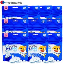 핑크퐁 아기상어 자일리톨100 40g 무색소 캔디 무배, 자일리톨, 10개