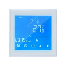 스마트 온도 제어 시스템 와이파이 조절기 컨트롤러 lcd 디스플레이 주 프로그래밍 가능한 물전기보일러 난방 ewelink 앱, 전기 난방