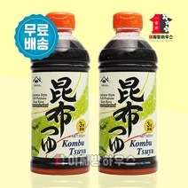 야마사 다시마간장 500ml 2병 콘부 쯔유 장유 어간장 3배 농축 만능 일본간장 소스