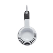 KitchenAid 클래식 계량컵 4종 화이트 블랙, White/Black