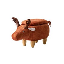 에어 리좀스툴의자수납동물애니멀수납 포함 동물 스툴ANIMO(애니모) A타입순록, 의자 수납 동물-순록