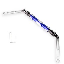 전기 오토바이 스쿠터 백미러 연결 확장 악세서리 크로스바 브라켓 바이크 DIY 부속품, 블루 연장 17-43센티개