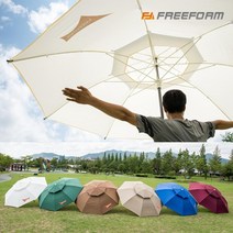 휴대용 야외 2층지붕 팔각 파라솔 대형 테라스 발코니, 파라솔2.7M 그린