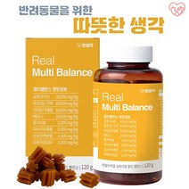 펫생각 강아지 종합 영양제 눈 관절 면역 소화 멀티비타민 120g, 리얼 강아지 종합영양제 2박스 (2개월분)