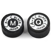 [정품인증당구몰] A-1 블랙 11겹팁(Q/M) / 개인 당구 용품 재료, Q(강함)-13겹팁