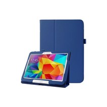아이디스킨 갤럭시 탭4 10.1 SM-T530 가죽케이스, 네이비
