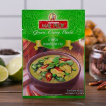 MAE PLOY 그린 커리 페이스트 50g 태국 타이푸드 소스 식당 업소용 식재료 자재