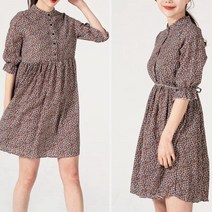 여자 원피스 차이나 7부 여성 치마 봄 원피스 스커트 하객원피스 미니원피스 봄원피스 봄자켓