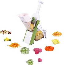 슬라이서 Multifunctional Manual Carrot Vegetable Cutter Chopper Potato Slicer Food Shredder Fruit Grater, [04] green, 04 green