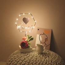 아트박스/비아케이스튜디오 하트 러브 LED 무드등, 본품