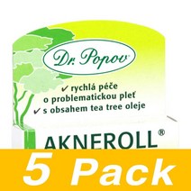 Dr. Popov Akneroll 티트리 로컬 트리트먼트 Tea Tree Soin Local 6Ml 5개