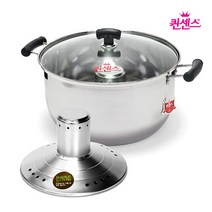 (퀸센스) 빨래삶는솥30cm 빨래솥 삶숙이 스텐빨래솥 들통 빨래삶통 빨래솥 냄비 부엌 냄비 용품, 기본