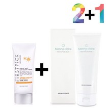 선크림지우는법 끈적임 없는 선 썬 클렌징 필링 젤 밤 폼72394EA, 매직마일드선크림 2개_프로스킨아이크림 1개