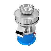 진동 선별기 한약 진동채 스크리닝 전기 스크리닝 분말 곡물 밀가루 스테인리스, 중공덮개가있는교체가능한스크린이있는220V