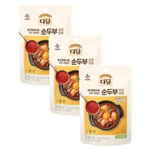 CJ 장 다담 순두부찌개양념 된장찌개 집된장 홈쿡 130g 3개 1세트, 5세트