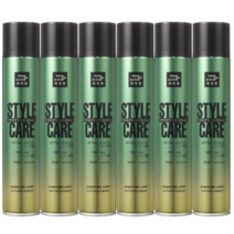 미쟝센 스타일케어 프로페셔널 스트롱 홀드 헤어 스프레이 화이트플로럴, 260ml, 6개