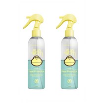 Sun Bum 선범 히트 프로텍터 스프레이 177ml 2팩 Heat Protector Spray | Vegan and Cruelty Free Hair Protecting for All Types 6 oz, 1개, 1ml