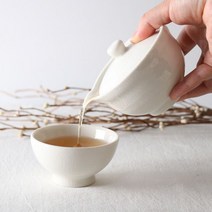 4인다기 백자 1인 다기세트, 본상품선택