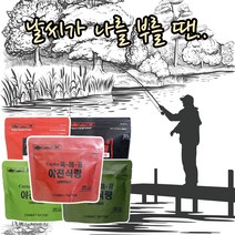 낚시 캠핑 여행 야외취짐 필수 육해공 전투식량 야전식량 5P, 110g, 5개, 불닭비빔밥