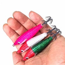 나라샵 드롭퍼 리얼 플래쉬 에기 한치 쭈꾸미 갑오징어 두족류에기 미니에기, 화이트고추장