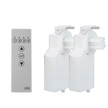 전동블라인드 본체2+4채널리모컨 수직 암막 오토 커튼