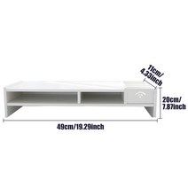 모니터베사홀 어고트론모니터암 nbh100 nbf100a ca2 besegad multi-function pc 컴퓨터 모니터 스탠드 라이저 노트북 홀더 원목 책상 주최자 선반, a, 1.A, 1개