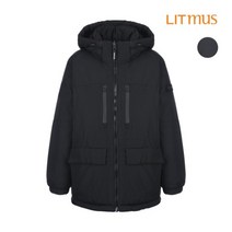 [리트머스] 공용 리버시블 후드 탈부착 패딩 점퍼_LK4JU829