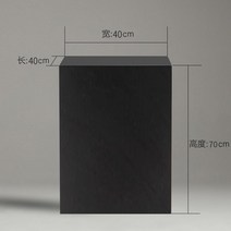 모던 사각 블랙 백화점 진열대 가방진열대 행사 매대 신발진열대, 단일사이즈, 블랙 플랫폼 40x40x70