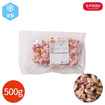 에스푸드 베이컨 블록 500g, 단일
