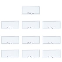 10 개 PCS 감사 라벨 선물 인사말 카드 blank 결혼식 크리스마스 발렌타인 데이 기념일에 감사합니다, 고맙습니다