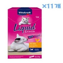 비타크래프트 리퀴드 스낵 치킨+타우린 90gx11개입, 치킨, 1세트