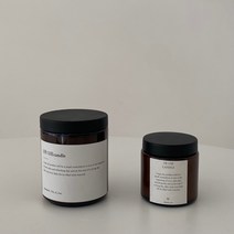 브라운 글래스자 컨테이너캔들 8oz 감성캔들 인테리어소품, 상탈