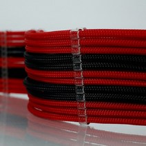 몬스타 블러드베슬 38 슬리빙 케이블 (0.38m 블러드블랙), 1개
