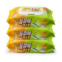 홈인더스트리 물걸레 청소포 실속형 중형 30p, 3개