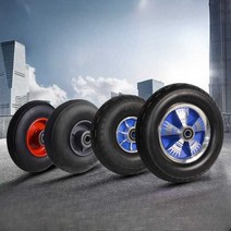 트랙터 ATV 타이어 카트 고무 바퀴 교체 카트, 16인치솔리드휠+105cm액슬