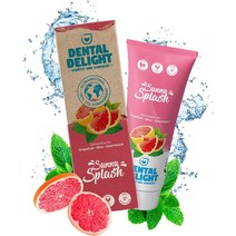 DENTAL DELIGHT Sunny Splash 과일 치약 자몽 민트 맛
