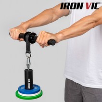 추감기 아이언빅 리스트롤러 전완근 팔뚝 운동 기구 와이어타입, 리스트롤러[벨트형]