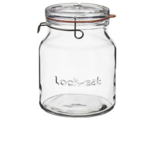루이지보르미올리 Lock Eat 핸디 유리 저장병, 1800ml, 1개