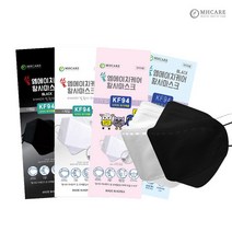 브랜드없음 엠에이치 KF94 마스크 100매 3D, 엠에이치 KF94 소형 화이트 100매