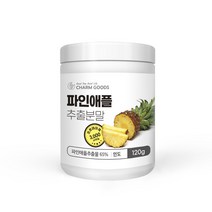 파인애플 효소 추출 분말 가루 천연 소화 발효효소 브로멜라인 말토덱스트린 파인효소, 120g, 1통