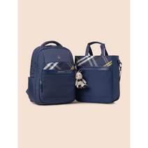 [BEANPOLE KIDS] 프리미엄 체크 책가방 SET 네이비 (PS00125469R)