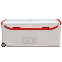 60리터 캐리어 손잡이형 아이스박스 낚씨용 낚시쿨백 캠핑 갈치 차량용, 60L, 화이트 레드