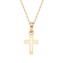 14K18K 십자 프레임 펜던트 십자가목걸이