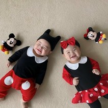 가을 베이비 카라 미키 미니슈트 돌전 돌후내새끼들